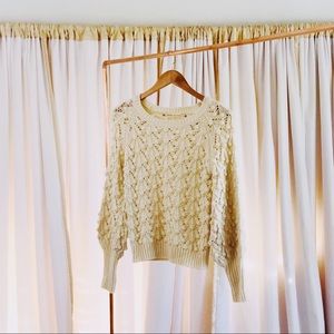 Chelsea & Violet Creme Sweater